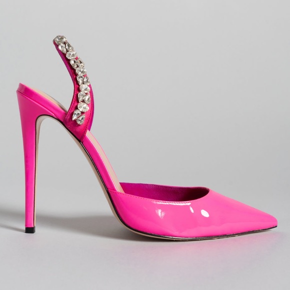 Aminah Abdul Jillil Soleil Slingback Barbie Heels - Picture 12 of 13
